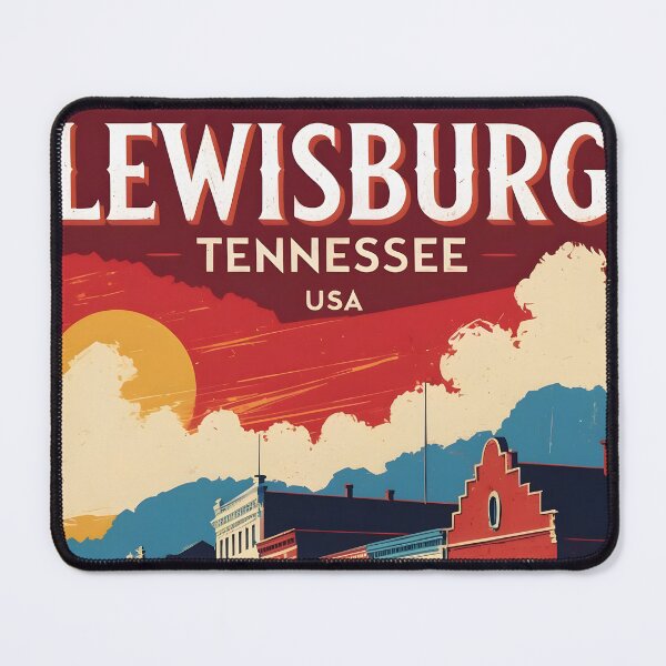 Item preview, Lewisburg Tennessee 1950s USA Vintage Travel Tourism designed and sold by TravelersGems.