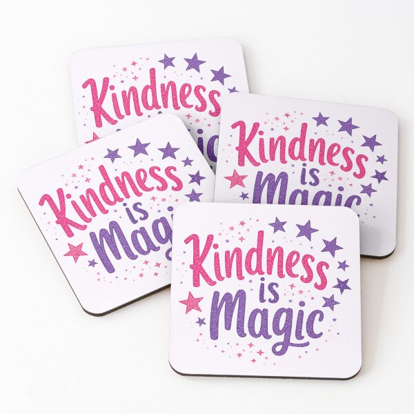 Item preview, Kindness Is Magic Positive Quote Art designed and sold by MondeMade.