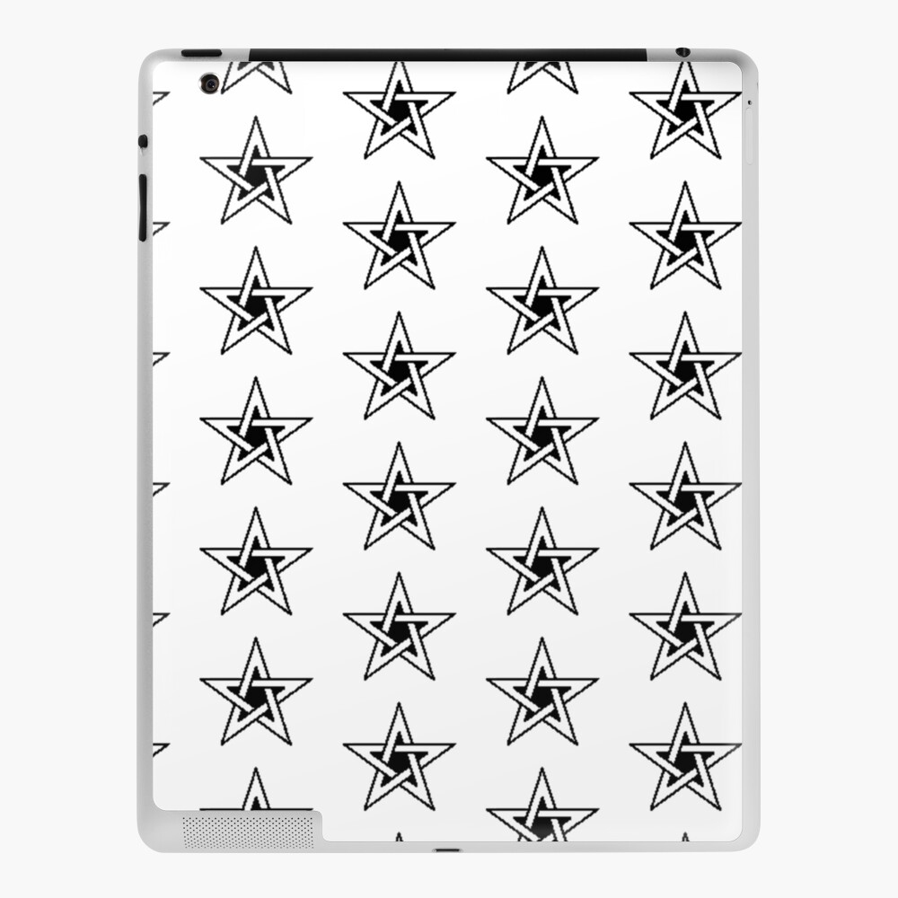 Celtic Pentagram Pixelated Ipad Case Skin By Timothybeighton Redbubble