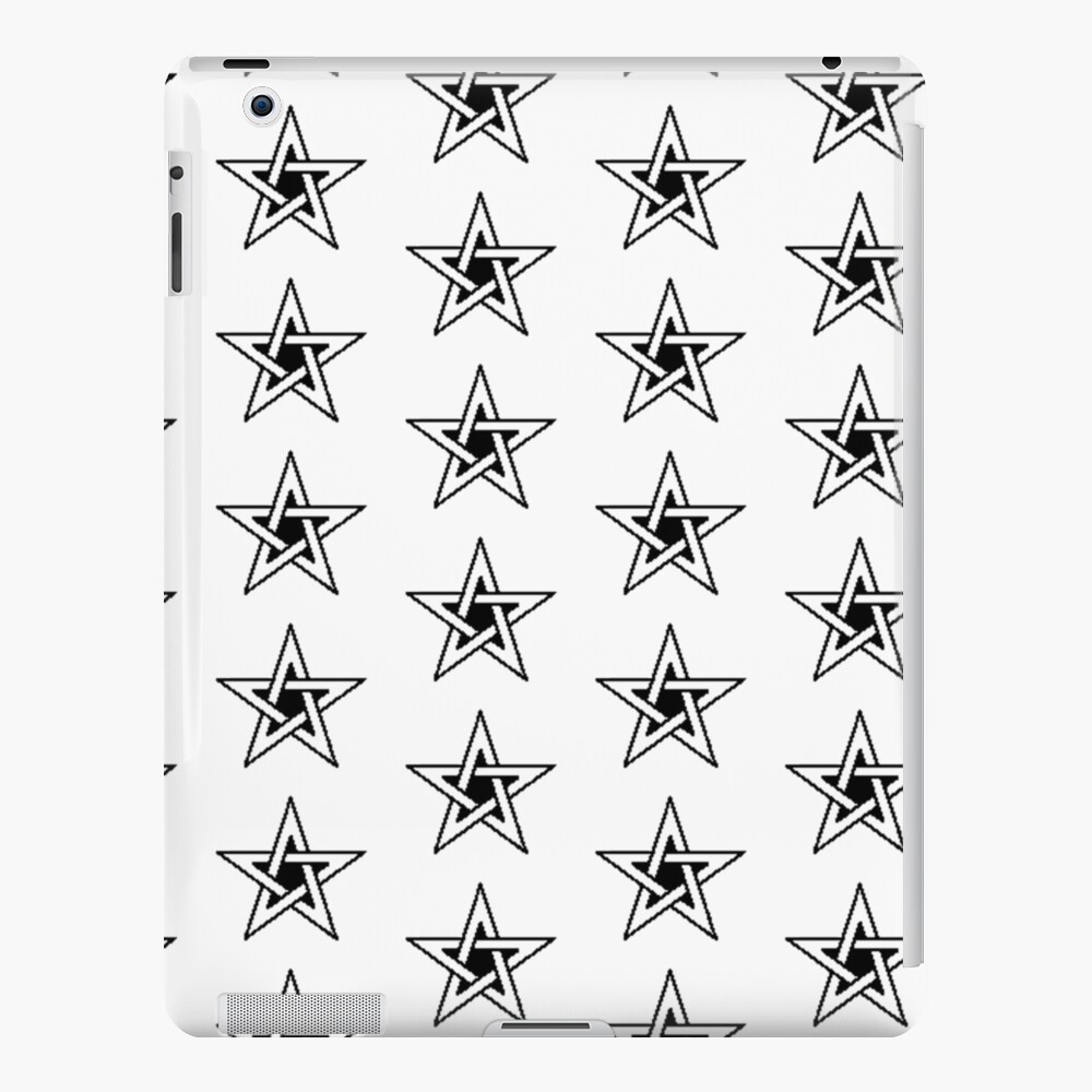 Celtic Pentagram Pixelated Ipad Case Skin By Timothybeighton Redbubble