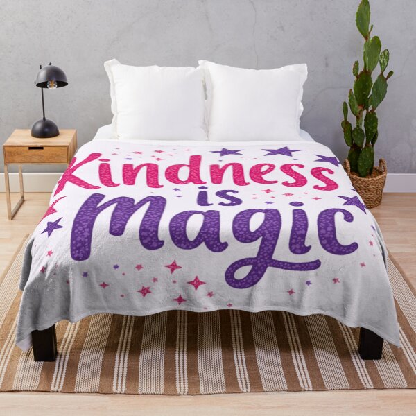 Item preview, Kindness Is Magic Positive Quote Art designed and sold by MondeMade.