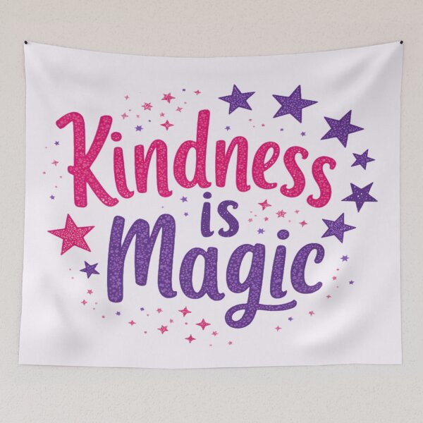 Item preview, Kindness Is Magic Positive Quote Art designed and sold by MondeMade.