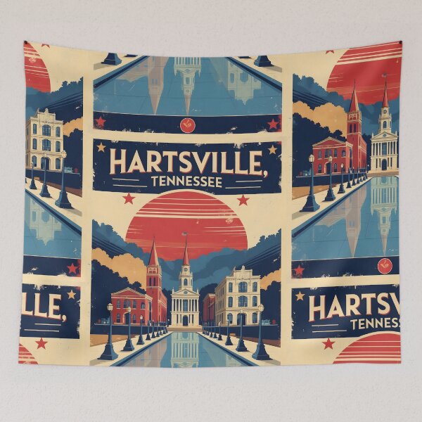 Item preview, Hartsville Tennessee 1950s USA Vintage Travel Tourism designed and sold by TravelersGems.