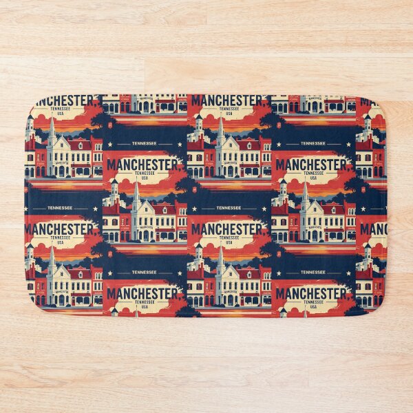 Item preview, Manchester Tennessee 1950s USA Vintage Travel Tourism designed and sold by TravelersGems.