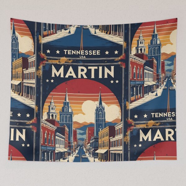 Item preview, Martin Tennessee 1950s USA Vintage Travel Tourism designed and sold by TravelersGems.
