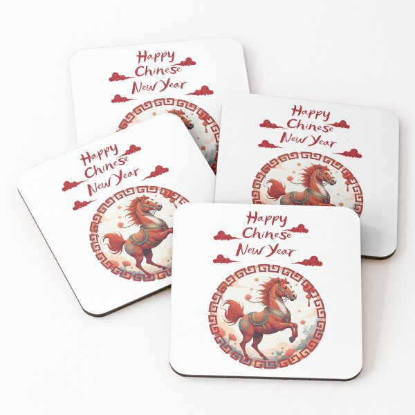 Item preview, Year of the horse ver 17d - Chinese Zodiac Theme-white Background designed and sold by CosmicNook1.