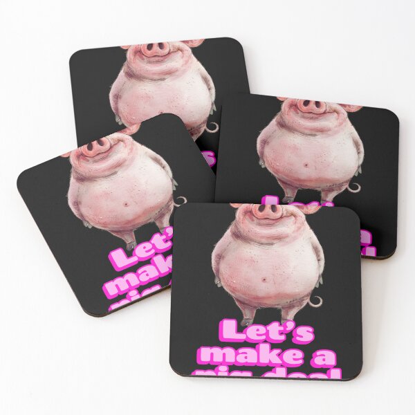 Item preview, Let’s make a pig deal  designed and sold by Palmtree94.