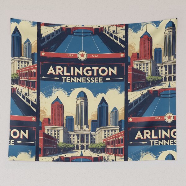 Item preview, Arlington 1950s USA Vintage Travel Tourism designed and sold by TravelersGems.