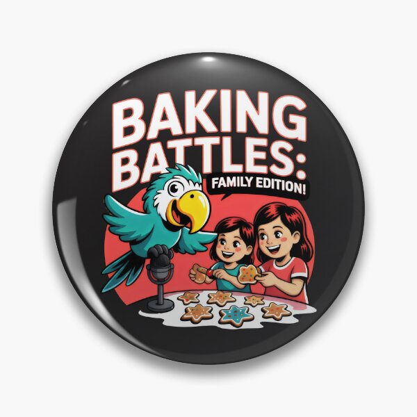 Item preview, Fun-Filled Cookie Challenge with Parrot and Red-Clad Contestants designed and sold by SplashTastic.