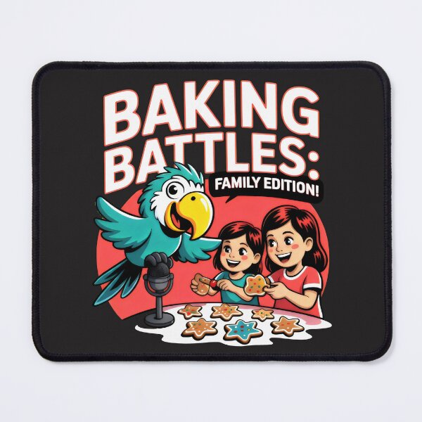 Item preview, Fun-Filled Cookie Challenge with Parrot and Red-Clad Contestants designed and sold by SplashTastic.