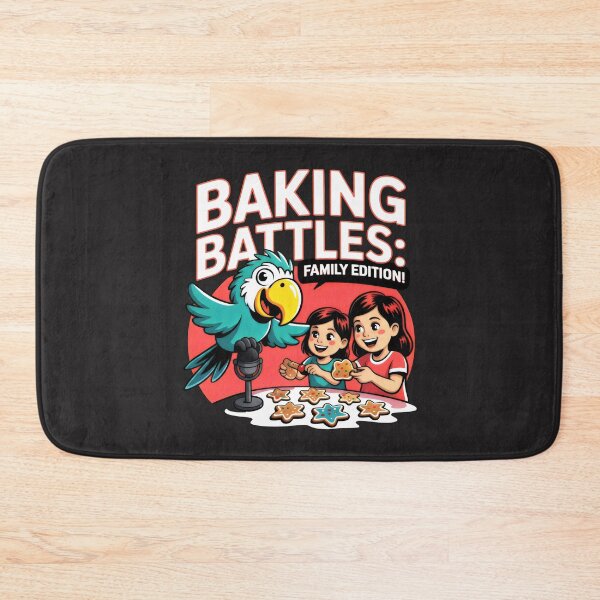 Item preview, Fun-Filled Cookie Challenge with Parrot and Red-Clad Contestants designed and sold by SplashTastic.