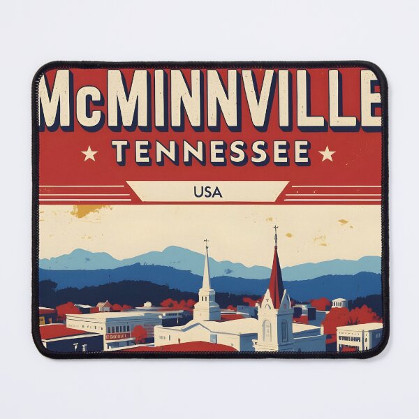Item preview, McMinnville Tennessee 1950s USA Vintage Travel Tourism designed and sold by TravelersGems.