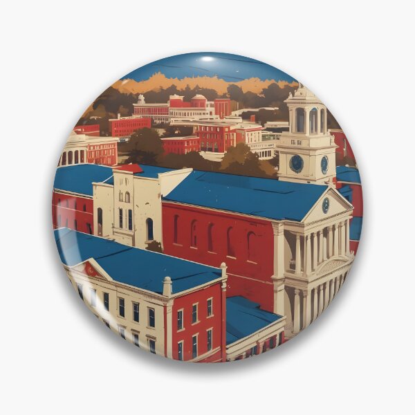 Item preview, Athens Tennessee 1950s USA Vintage Travel Tourism designed and sold by TravelersGems.
