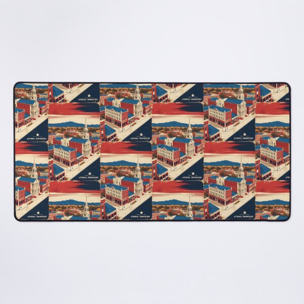 Item preview, Athens Tennessee 1950s USA Vintage Travel Tourism designed and sold by TravelersGems.