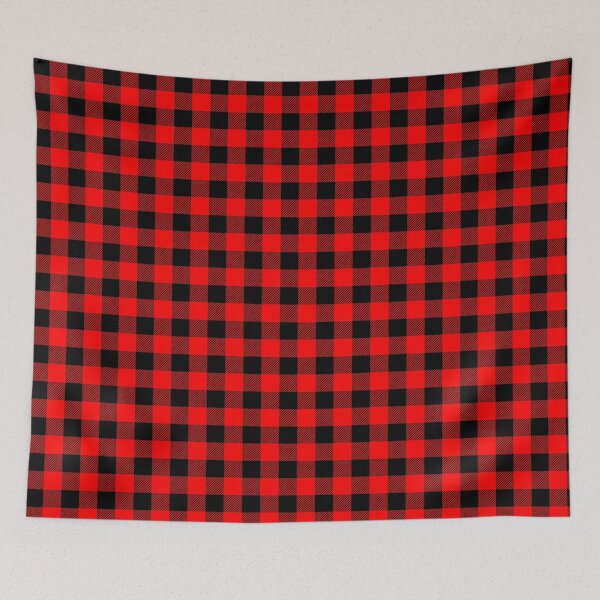 Item preview, Red Buffalo checkered plaid. Rob Roy MacGregor Tartan.  designed and sold by iclipart.