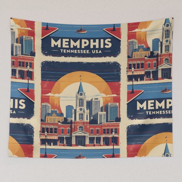 Item preview, Memphis Tennessee 1950s USA Vintage Travel Tourism designed and sold by TravelersGems.