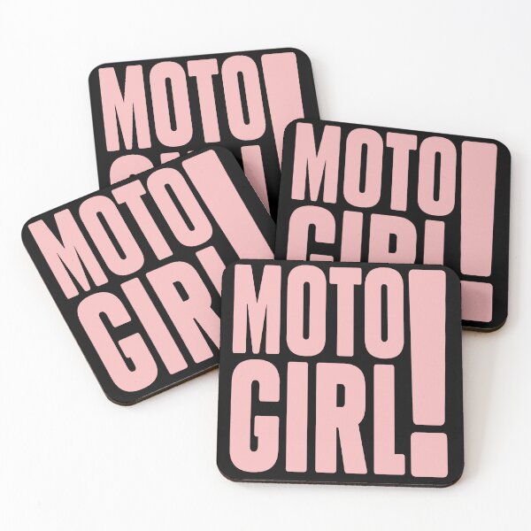 Item preview, MOTO GIRL! – Minimal Pink Bold Design for Streetwear designed and sold by UFOdesign.