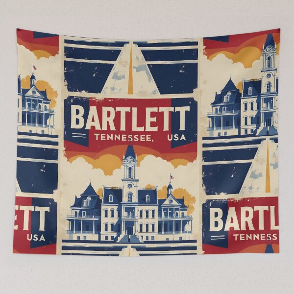 Item preview, Bartlett Tennessee 1950s USA Vintage Travel Tourism designed and sold by TravelersGems.