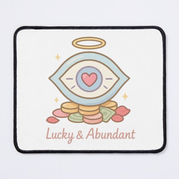 Item preview, Lucky Eye of Abundance Sticker | Soft Evil Eye Money Charm | Cute Wealth Protection | Abundance Manifestation Aesthetic designed and sold by HerDreamCodes.
