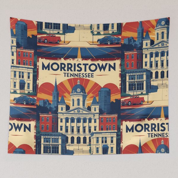 Item preview, Morristown 1950s USA Vintage Travel Tourism designed and sold by TravelersGems.