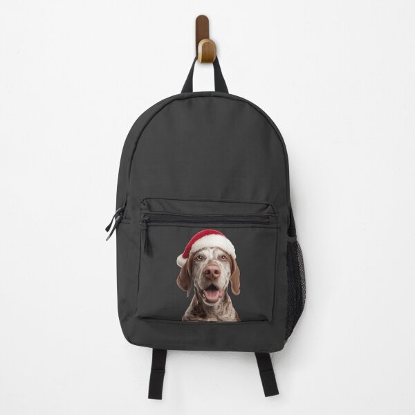 Item preview, Cute Bracco Italiano Christmas Art — Bracco Italiano Wearing Santa Hat designed and sold by LazyOwlStore.
