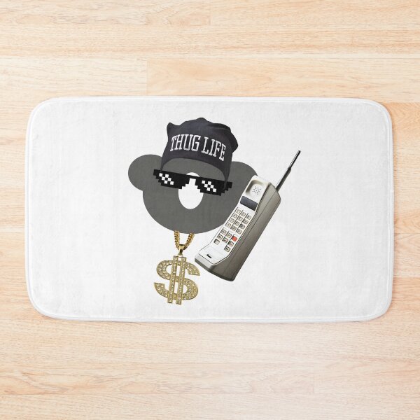 Item preview, "Thug Life" Koala Meme - Ironic Graphic with 80s Brick Phone and Gold Chain  designed and sold by SergioMiklos.