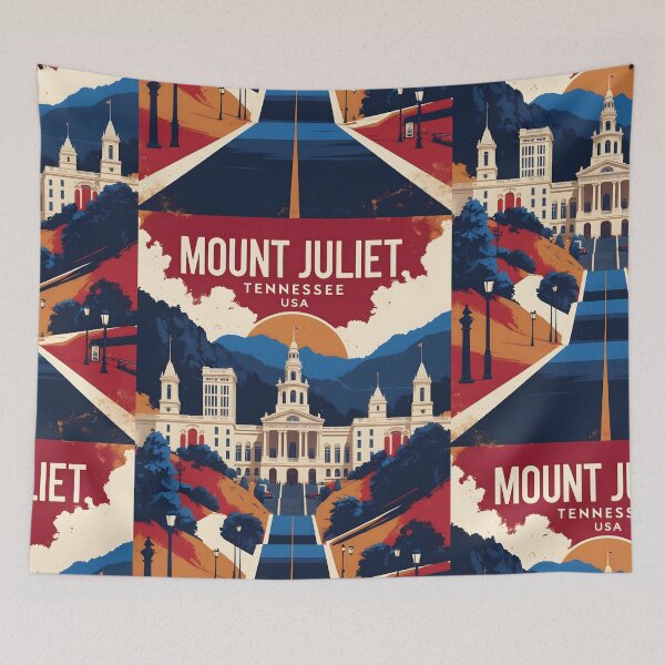 Item preview, Mount Juliet Tennessee 1950s USA Vintage Travel Tourism designed and sold by TravelersGems.