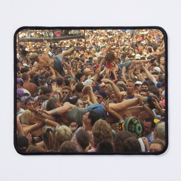 Item preview, Concert Fans Body Surfing Across The Massive Crowd At Woodstock 94 - Photograph designed and sold by ConcertImages.