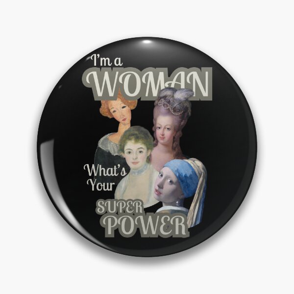 Item preview, I’m a Woman what’s your superpower? designed and sold by coloursforkids.