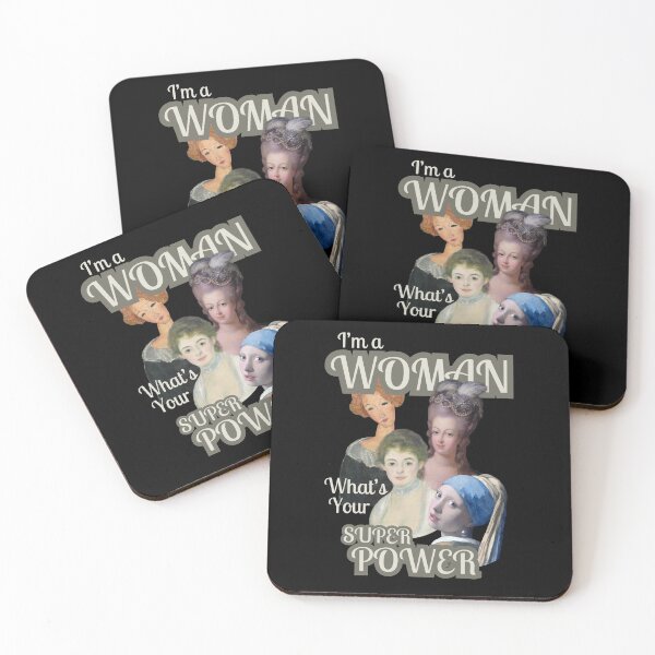 Item preview, I’m a Woman what’s your superpower? designed and sold by coloursforkids.