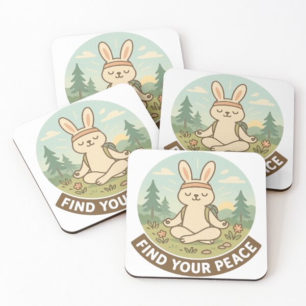 Item preview, Rabbit - Find Your Peace designed and sold by Jakarprint.
