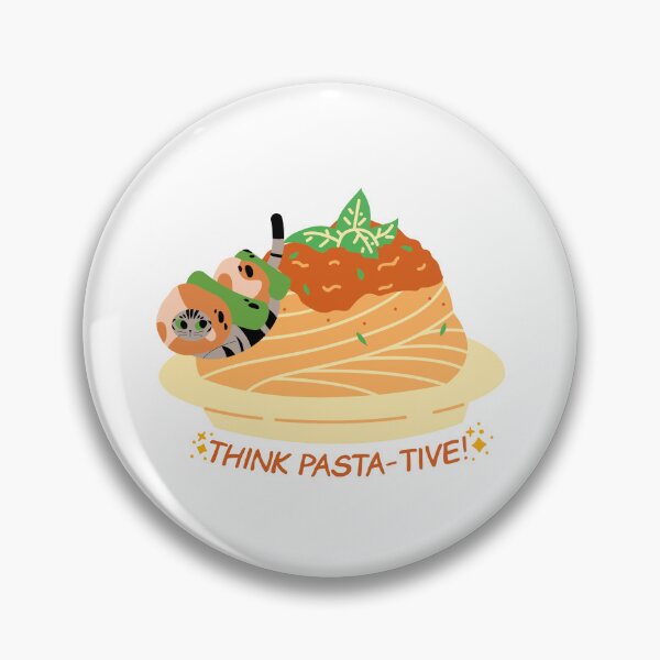 Item preview, cute cat think pasta-tive designed and sold by ichirochen.