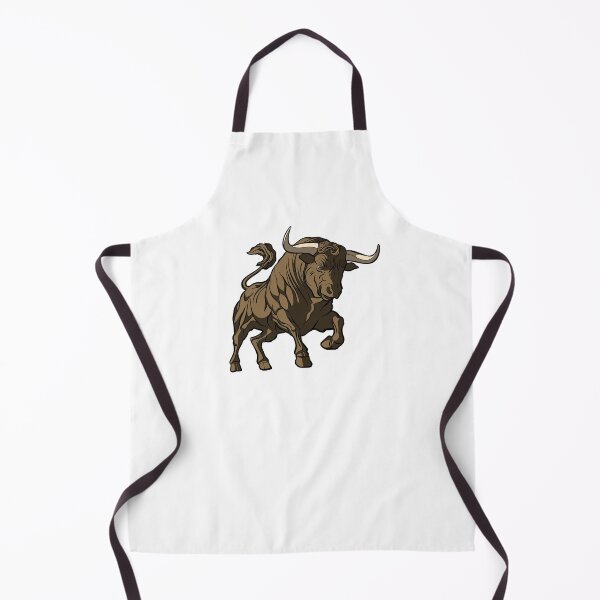 Item preview, Majestic Brown Bull Artwork in Dynamic Pose color designed and sold by StairheadStore.
