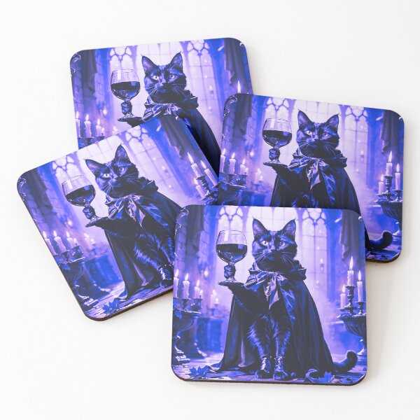 Item preview, Tomcat With A Glass Of Wine In Chateau designed and sold by e-camelleone.