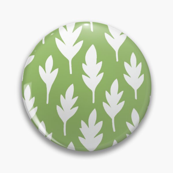 Item preview, White leaves on a light green background designed and sold by Alex  Blud.