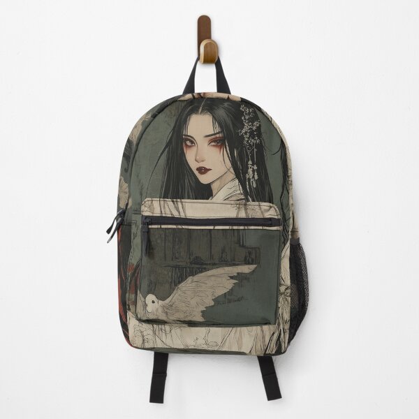 Item preview, Dark twin ghosts, Gothic anime art in vintage style with a mystical atmosphere designed and sold by Mauswohn.