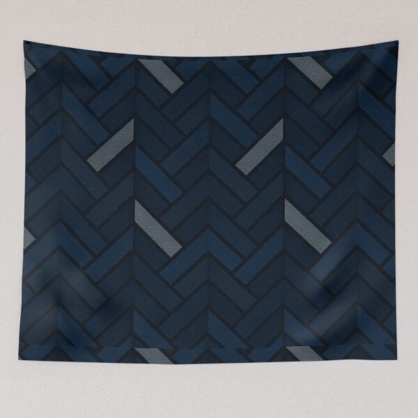 Item preview, Midnight Chevron – Modern Herringbone Texture designed and sold by Zenvo.