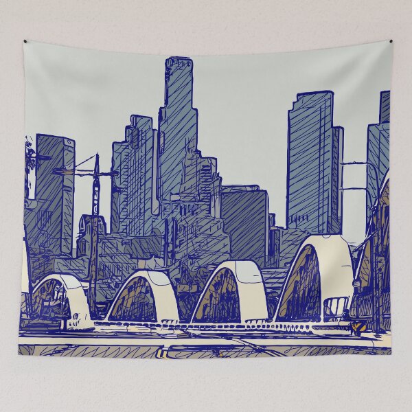 Item preview, Bridging the Skyline: Los Angeles in Motion designed and sold by Srphotola.