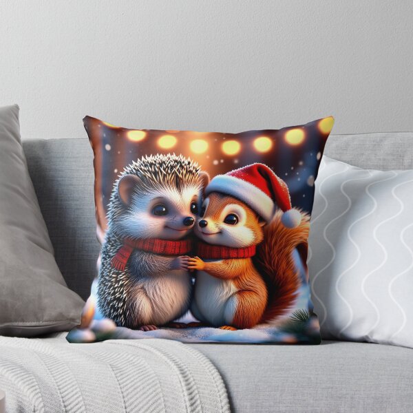 Item preview, Winter Hugs – Hedgehog and Squirrel Christmas Friends designed and sold by AmetistLight.