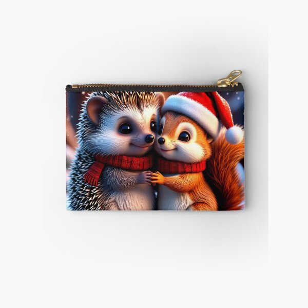 Item preview, Winter Hugs – Hedgehog and Squirrel Christmas Friends designed and sold by AmetistLight.