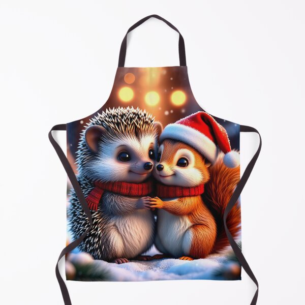 Item preview, Winter Hugs – Hedgehog and Squirrel Christmas Friends designed and sold by AmetistLight.
