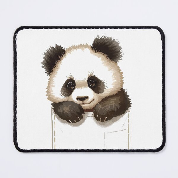 Item preview, Cute Panda in Pocket – Adorable Animal Illustration designed and sold by NiDoya.
