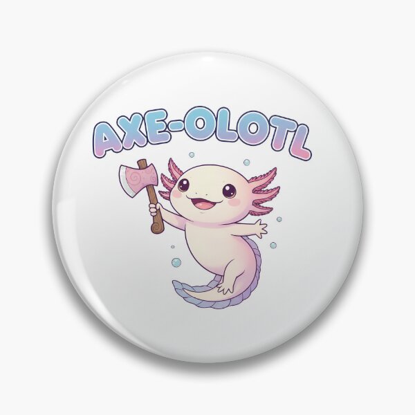 Item preview, Axe-olotl Axolotl Punny Pals Design designed and sold by kAdam5.