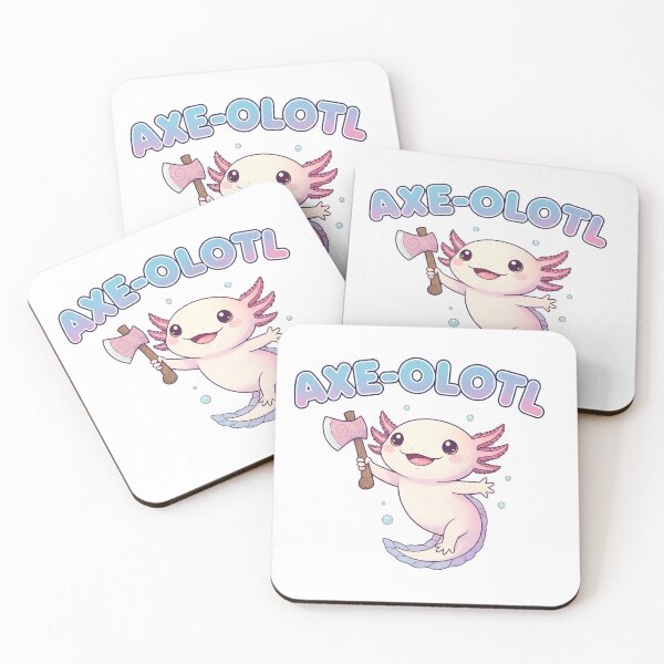 Item preview, Axe-olotl Axolotl Punny Pals Design designed and sold by kAdam5.