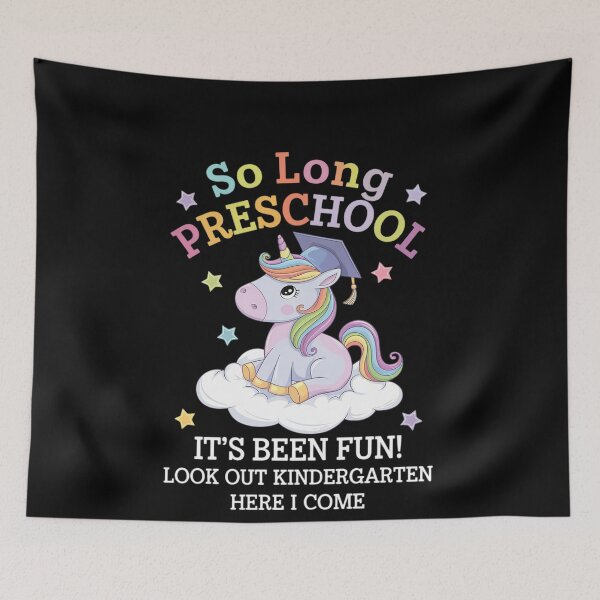 Item preview, So Long Preschool Graduation Class 2025 Unicorn Kids Girl designed and sold by MonsterBuddiess.