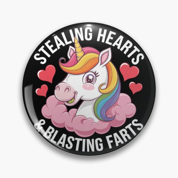 Item preview, Stealing Hearts And Blasting Farts Fantasy Unicorn Gag designed and sold by MonsterBuddiess.