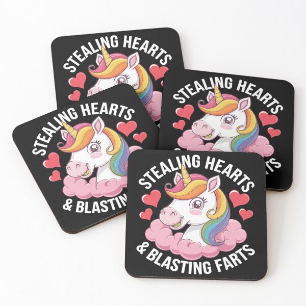 Item preview, Stealing Hearts And Blasting Farts Fantasy Unicorn Gag designed and sold by MonsterBuddiess.