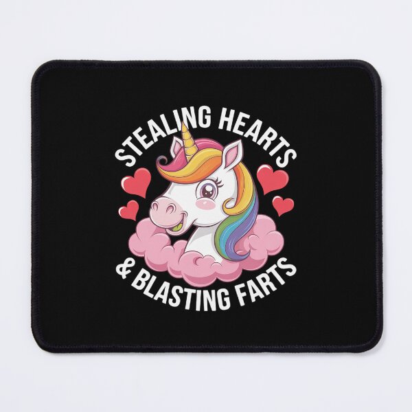 Item preview, Stealing Hearts And Blasting Farts Fantasy Unicorn Gag designed and sold by MonsterBuddiess.