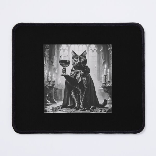 Item preview, Tomcat With A Glass Of Wine In Chateau designed and sold by e-camelleone.
