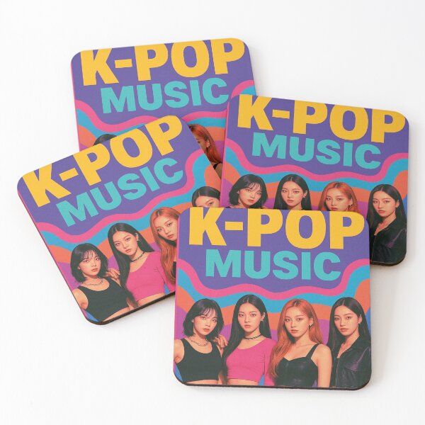 Item preview, K-Pop Girlgroup Retro Poster, Colorful Vintage Design for Fans of Korean Music designed and sold by Mauswohn.